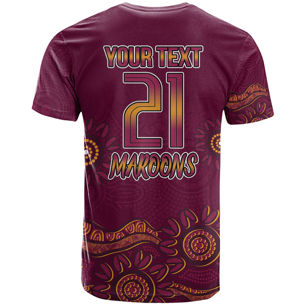 Custom QLD Maroons Cane Toad Blooded Aboriginal Inspired T Shirt