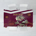 Custom QLD Maroons Cane Toad Blooded Aboriginal Inspired Tablecloth