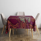 Custom QLD Maroons Cane Toad Blooded Aboriginal Inspired Tablecloth