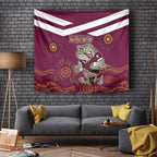 Custom QLD Maroons Cane Toad Blooded Aboriginal Inspired Tapestry