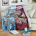 Custom QLD Cane Toad and NSW Cockroach Blanket Aboriginal Inspired Together