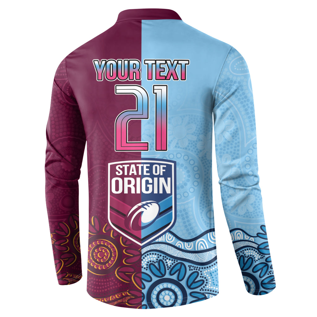 Custom QLD Cane Toad and NSW Cockroach Button Sweatshirt Aboriginal Inspired Together