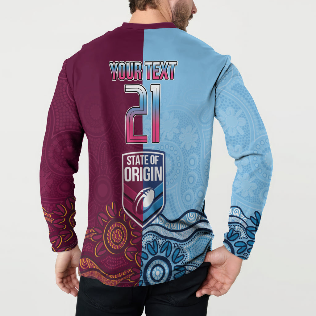 Custom QLD Cane Toad and NSW Cockroach Button Sweatshirt Aboriginal Inspired Together
