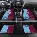Custom QLD Cane Toad and NSW Cockroach Car Mats Aboriginal Inspired Together