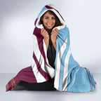 Custom QLD Cane Toad and NSW Cockroach Hooded Blanket Aboriginal Inspired Together