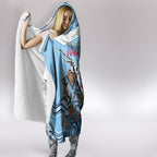 Custom QLD Cane Toad and NSW Cockroach Hooded Blanket Aboriginal Inspired Together