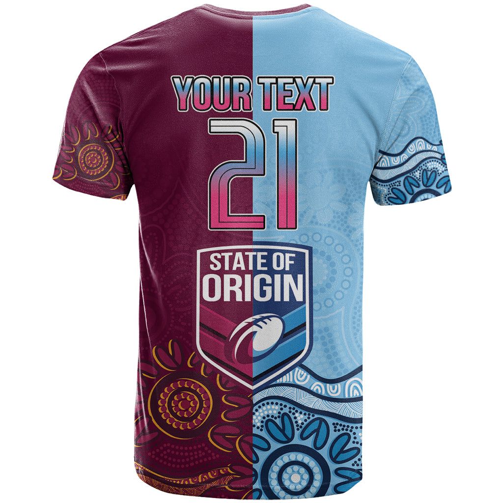 Custom QLD Cane Toad and NSW Cockroach T Shirt Aboriginal Inspired Together