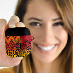 New Zealand Rangatira Custom AirPods Case Red and Gold Niho Taniwha Maori Tribal - Aussie Hoodie