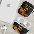New Zealand Rugby Pacific Custom AirPods Case Rangatira Maori Kowhaiwhai Pattern - Aussie Hoodie