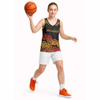 New Zealand Rugby Pacific Custom Basketball Jersey Rangatira Maori Kowhaiwhai Pattern - Aussie Hoodie