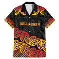 New Zealand Rugby Pacific Custom Family Matching Mermaid Dress and Hawaiian Shirt Rangatira Maori Kowhaiwhai Pattern