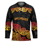 New Zealand Rugby Pacific Custom Hockey Jersey Rangatira Maori Kowhaiwhai Pattern - Aussie Hoodie
