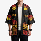 New Zealand Rugby Pacific Custom Kimono Rangatira Maori Kowhaiwhai Pattern - Aussie Hoodie