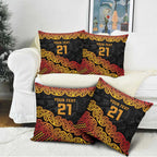 New Zealand Rugby Pacific Custom Pillow Cover Rangatira Maori Kowhaiwhai Pattern - Aussie Hoodie