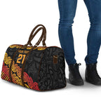 New Zealand Rugby Pacific Custom Travel Bag Rangatira Maori Kowhaiwhai Pattern - Aussie Hoodie