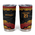 New Zealand Rugby Pacific Custom Tumbler Cup Rangatira Maori Kowhaiwhai Pattern
