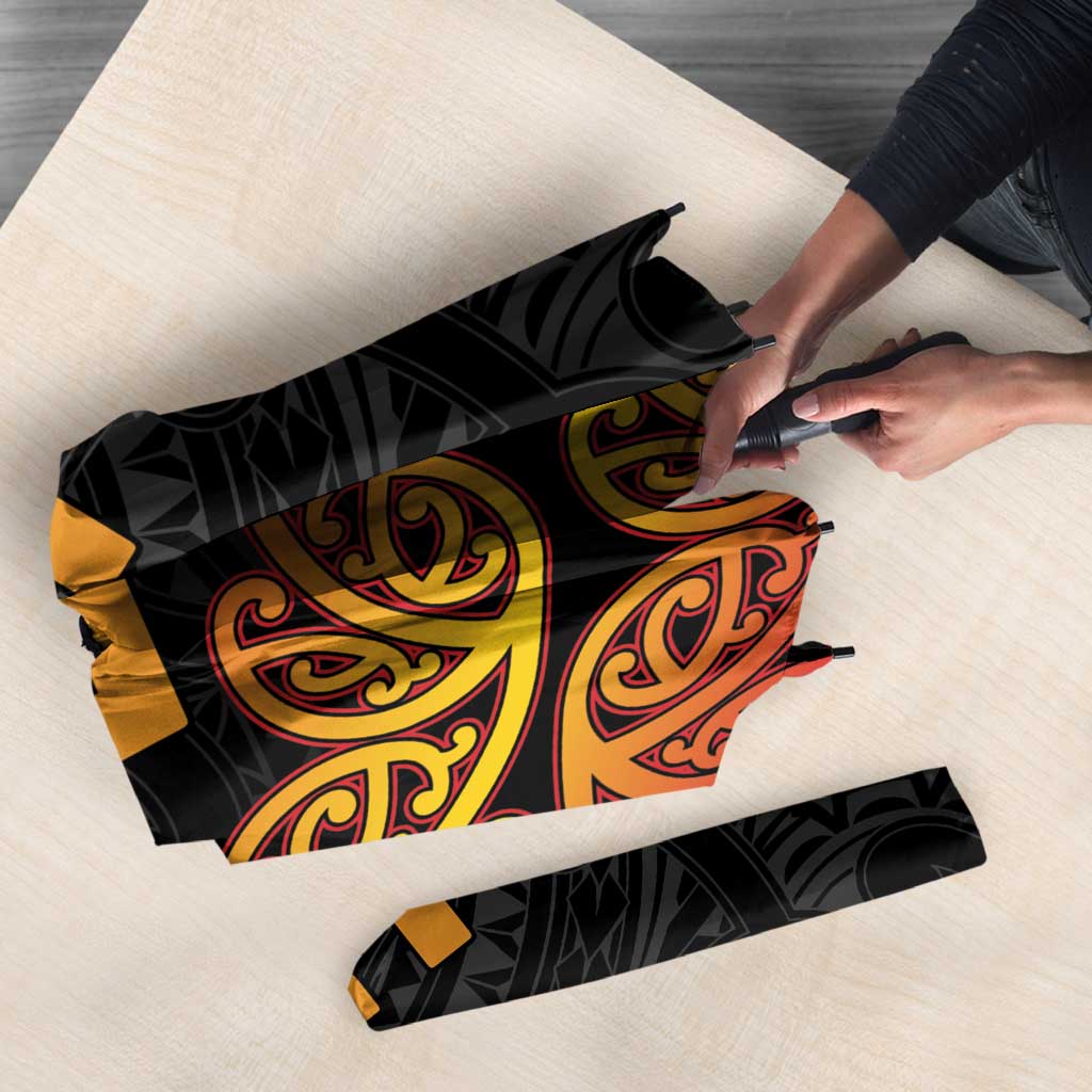 New Zealand Rugby Pacific Custom Umbrella Rangatira Maori Kowhaiwhai Pattern - Aussie Hoodie