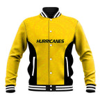 New Zealand Rugby Pacific Custom Baseball Jacket Hau Awhiowhio Maori Tribal Tattoo