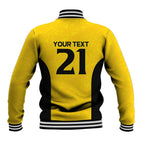 New Zealand Rugby Pacific Custom Baseball Jacket Hau Awhiowhio Maori Tribal Tattoo