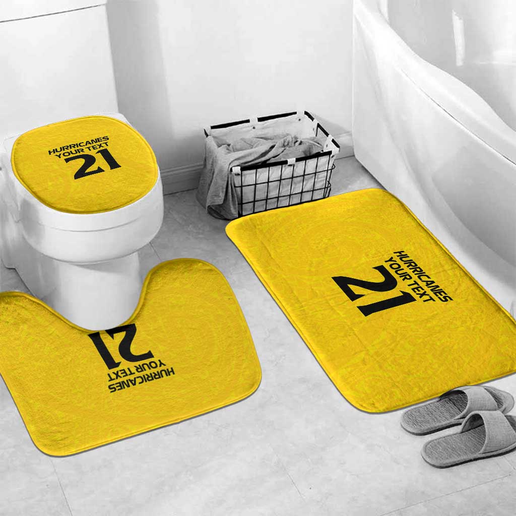 New Zealand Rugby Pacific Custom Bathroom Set Hau Awhiowhio Maori Tribal Tattoo - Aussie Hoodie