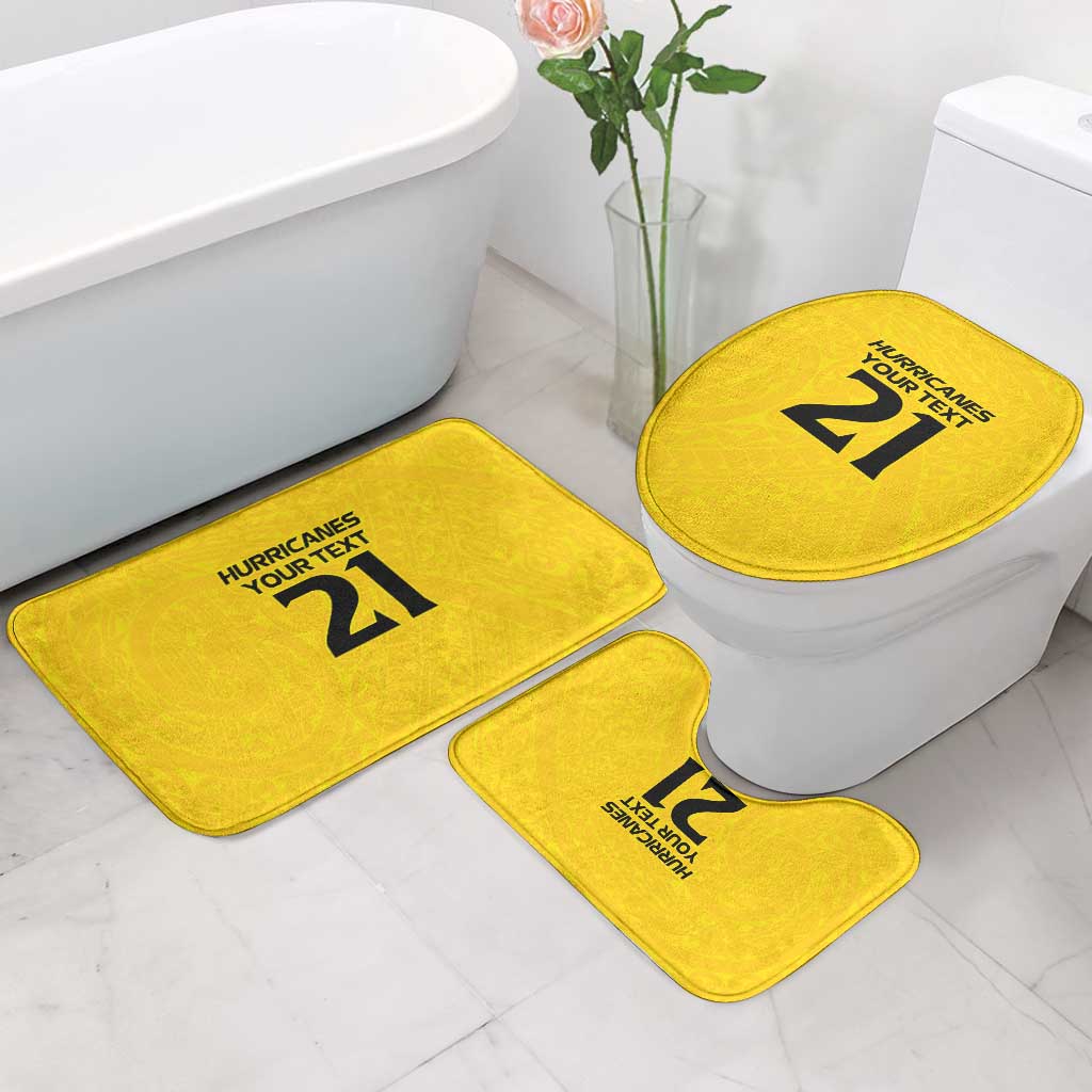 New Zealand Rugby Pacific Custom Bathroom Set Hau Awhiowhio Maori Tribal Tattoo - Aussie Hoodie