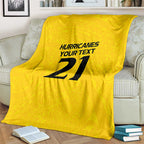 New Zealand Rugby Pacific Custom Blanket Hau Awhiowhio Maori Tribal Tattoo