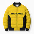 New Zealand Rugby Pacific Custom Bomber Puffer Jacket Hau Awhiowhio Maori Tribal Tattoo - Aussie Hoodie