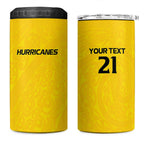 New Zealand Rugby Pacific Custom 4 in 1 Can Cooler Tumbler Hau Awhiowhio Maori Tribal Tattoo