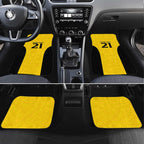 New Zealand Rugby Pacific Custom Car Mats Hau Awhiowhio Maori Tribal Tattoo