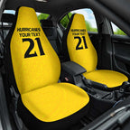 New Zealand Rugby Pacific Custom Car Seat Cover Hau Awhiowhio Maori Tribal Tattoo