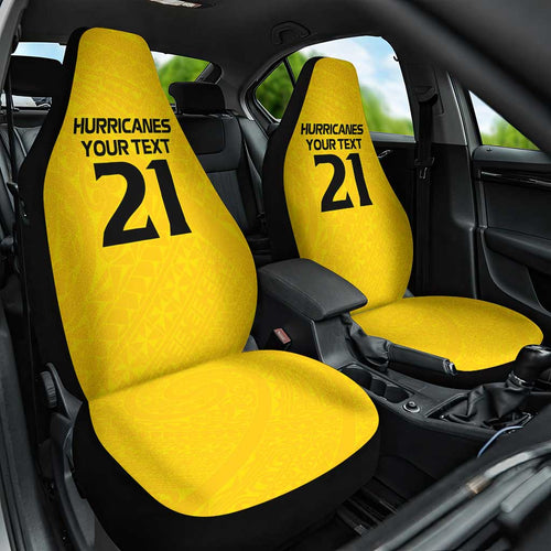 New Zealand Rugby Pacific Custom Car Seat Cover Hau Awhiowhio Maori Tribal Tattoo