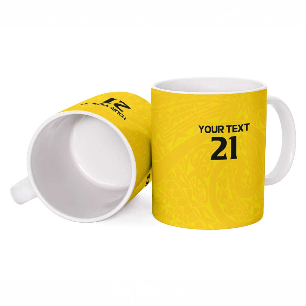 New Zealand Rugby Pacific Custom Ceramic Mug Hau Awhiowhio Maori Tribal Tattoo - Aussie Hoodie