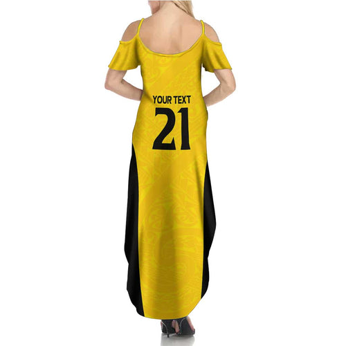 New Zealand Rugby Pacific Custom Family Matching Summer Maxi Dress and Hawaiian Shirt Hau Awhiowhio Maori Tribal Tattoo