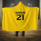 New Zealand Rugby Pacific Custom Hooded Blanket Hau Awhiowhio Maori Tribal Tattoo