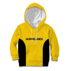 New Zealand Rugby Pacific Custom Kid Hoodie Hau Awhiowhio Maori Tribal Tattoo