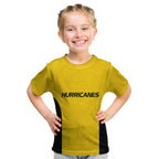 New Zealand Rugby Pacific Custom Kid T Shirt Hau Awhiowhio Maori Tribal Tattoo
