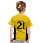 New Zealand Rugby Pacific Custom Kid T Shirt Hau Awhiowhio Maori Tribal Tattoo