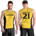 New Zealand Rugby Pacific Custom Men Tank Top Hau Awhiowhio Maori Tribal Tattoo