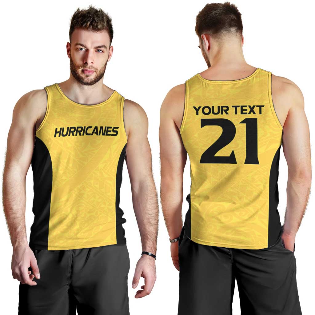 New Zealand Rugby Pacific Custom Men Tank Top Hau Awhiowhio Maori Tribal Tattoo
