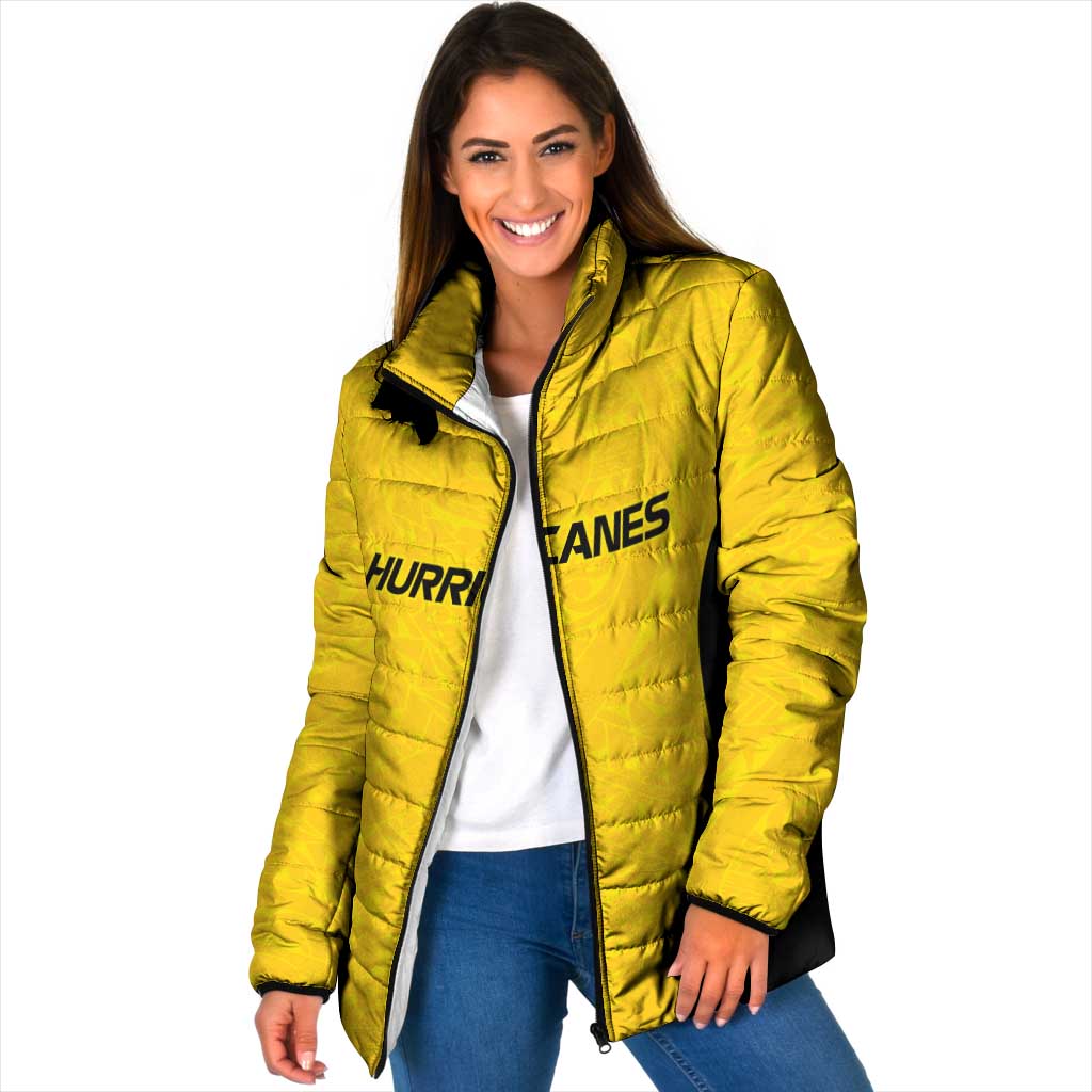 New Zealand Rugby Pacific Custom Padded Jacket Hau Awhiowhio Maori Tribal Tattoo - Aussie Hoodie