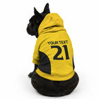 New Zealand Maori Rugby Pacific Custom Pet Hoodie Hau Awhiowhio Maori Tribal Tattoo