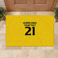 New Zealand Rugby Pacific Custom Rubber Doormat Hau Awhiowhio Maori Tribal Tattoo