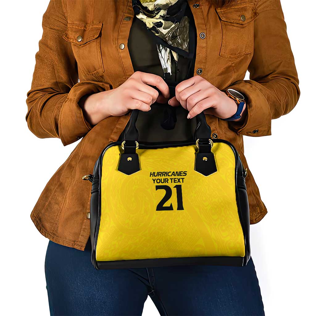New Zealand Rugby Pacific Custom Shoulder Handbag Hau Awhiowhio Maori Tribal Tattoo
