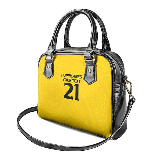 New Zealand Rugby Pacific Custom Shoulder Handbag Hau Awhiowhio Maori Tribal Tattoo