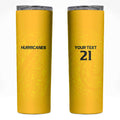 New Zealand Rugby Pacific Custom Skinny Tumbler Hau Awhiowhio Maori Tribal Tattoo