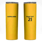 New Zealand Rugby Pacific Custom Skinny Tumbler Hau Awhiowhio Maori Tribal Tattoo