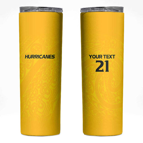 New Zealand Rugby Pacific Custom Skinny Tumbler Hau Awhiowhio Maori Tribal Tattoo