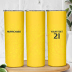 New Zealand Rugby Pacific Custom Skinny Tumbler Hau Awhiowhio Maori Tribal Tattoo