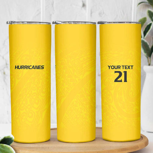 New Zealand Rugby Pacific Custom Skinny Tumbler Hau Awhiowhio Maori Tribal Tattoo