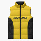 New Zealand Rugby Pacific Custom Sleeveless Puffer Jacket Hau Awhiowhio Maori Tribal Tattoo - Aussie Hoodie